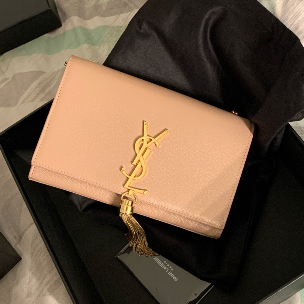 YSL KATE SMALL TASSEL IN PINK POUDRE BRAND NEW